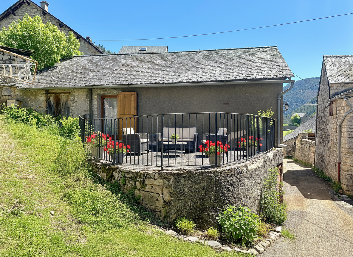 Maison en pierre 3 Pièce(s) Gorges du Tarn Causses